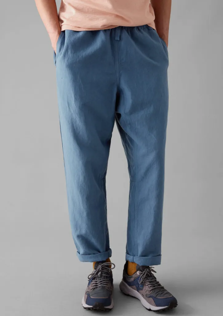 TOAST Alfie Garment Dyed Herringbone Trousers- Workwear|Trousers