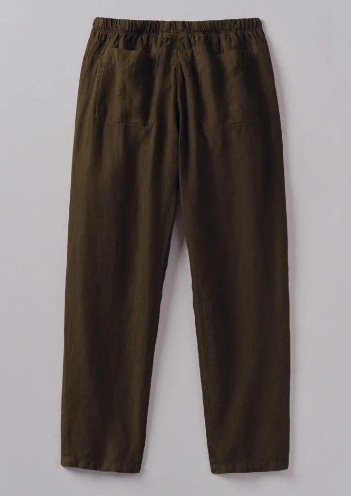 TOAST Alfie Garment Dyed Linen Trousers- Linen|Trousers