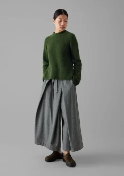 TOAST Brushed Alpaca High Neck Sweater-Women Knitwear