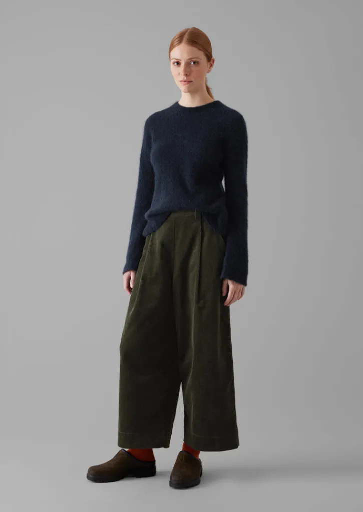 TOAST Brushed Alpaca High Neck Sweater-Women Knitwear