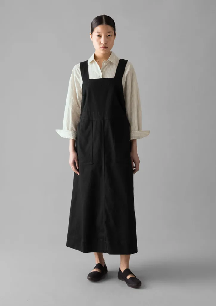 TOAST Denim Pinafore Dress-Women Denim|Dresses