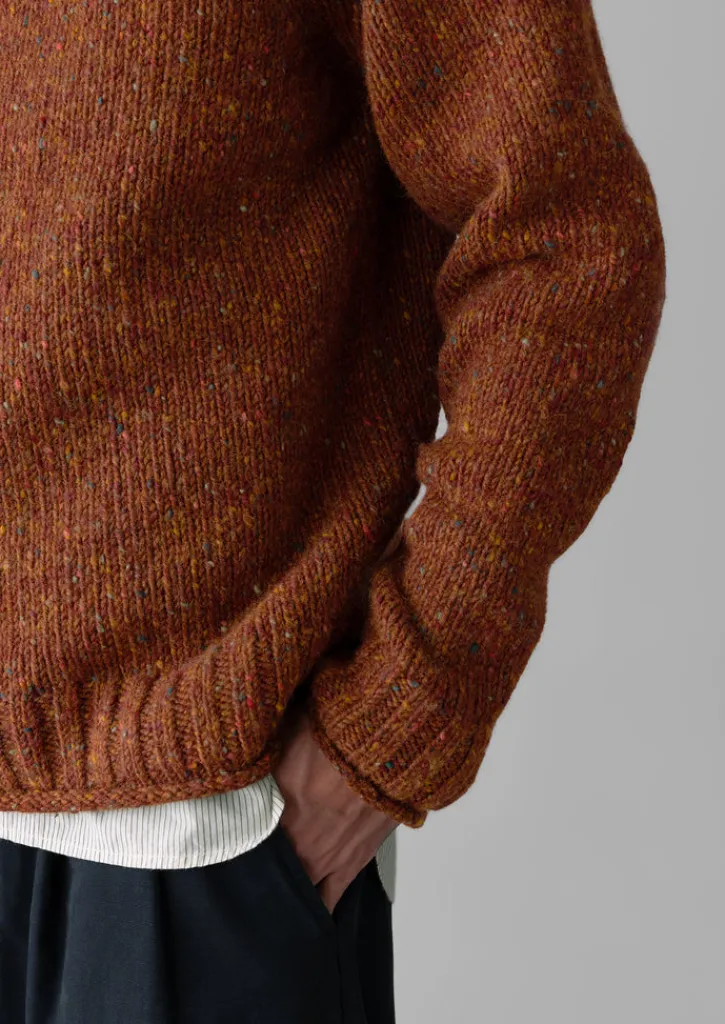 TOAST Donegal Roll Neck Sweater- Knitwear