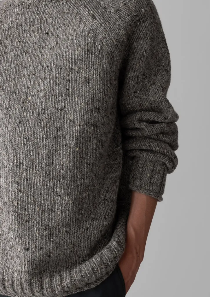 TOAST Donegal Roll Neck Sweater- Knitwear