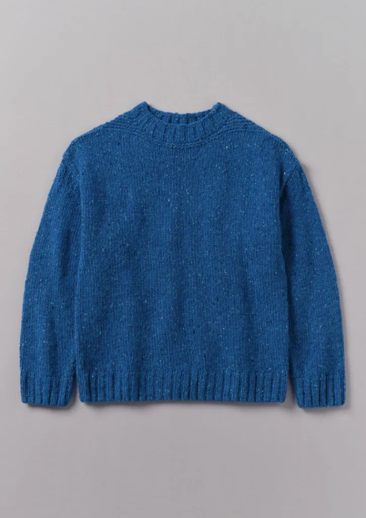 TOAST Donegal Wool High Neck Easy Sweater- Knitwear
