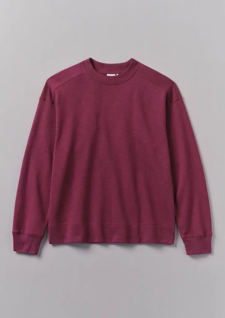 TOAST Dropped Shoulder Loopback Jersey Sweatshirt- Tops & Tees|Shirts
