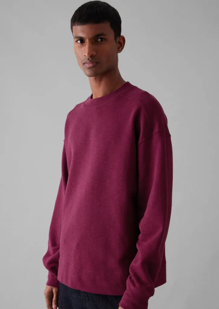 TOAST Dropped Shoulder Loopback Jersey Sweatshirt- Tops & Tees|Shirts