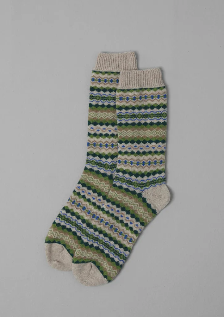 TOAST Fair Isle Socks- Socks