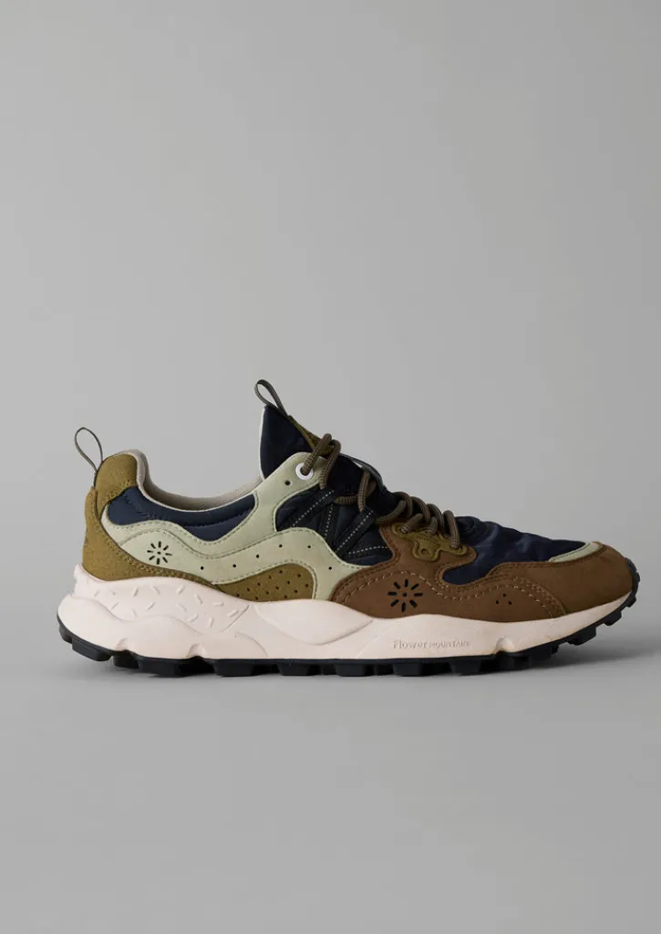 TOAST Flower Mountain Yamano Kaiso Panelled Trainers- Trainers & Plimsolls