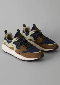 TOAST Flower Mountain Yamano Kaiso Panelled Trainers- Trainers & Plimsolls