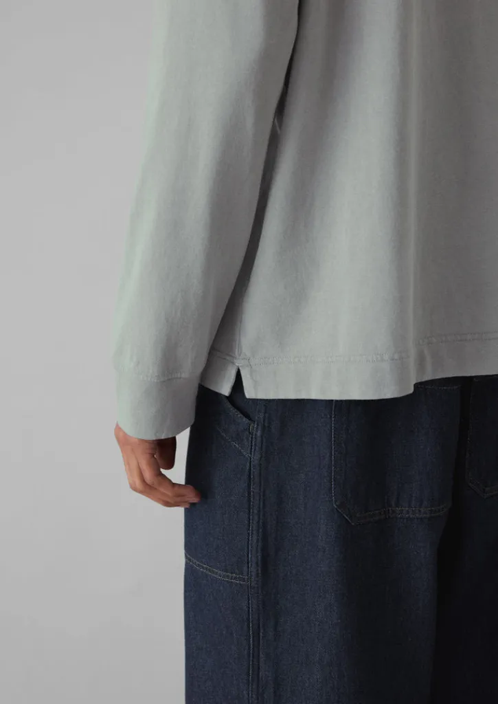 TOAST Garment Dyed Cotton Long Sleeve Tee- Tops & Tees