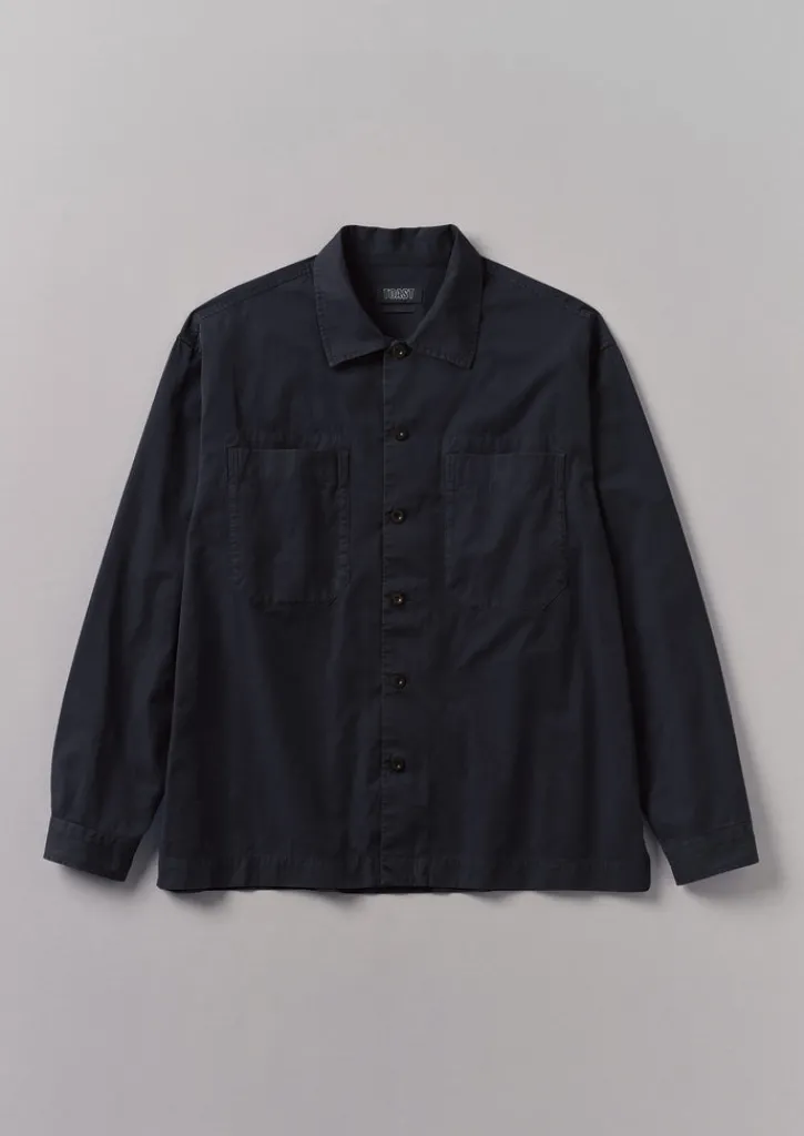 TOAST Garment Dyed Cotton Twill Shirt- Workwear|Shirts