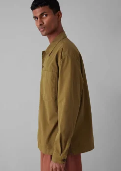 TOAST Garment Dyed Cotton Twill Shirt- Workwear|Shirts