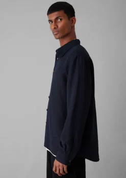 TOAST Garment Dyed Point Collar Shirt- Shirts