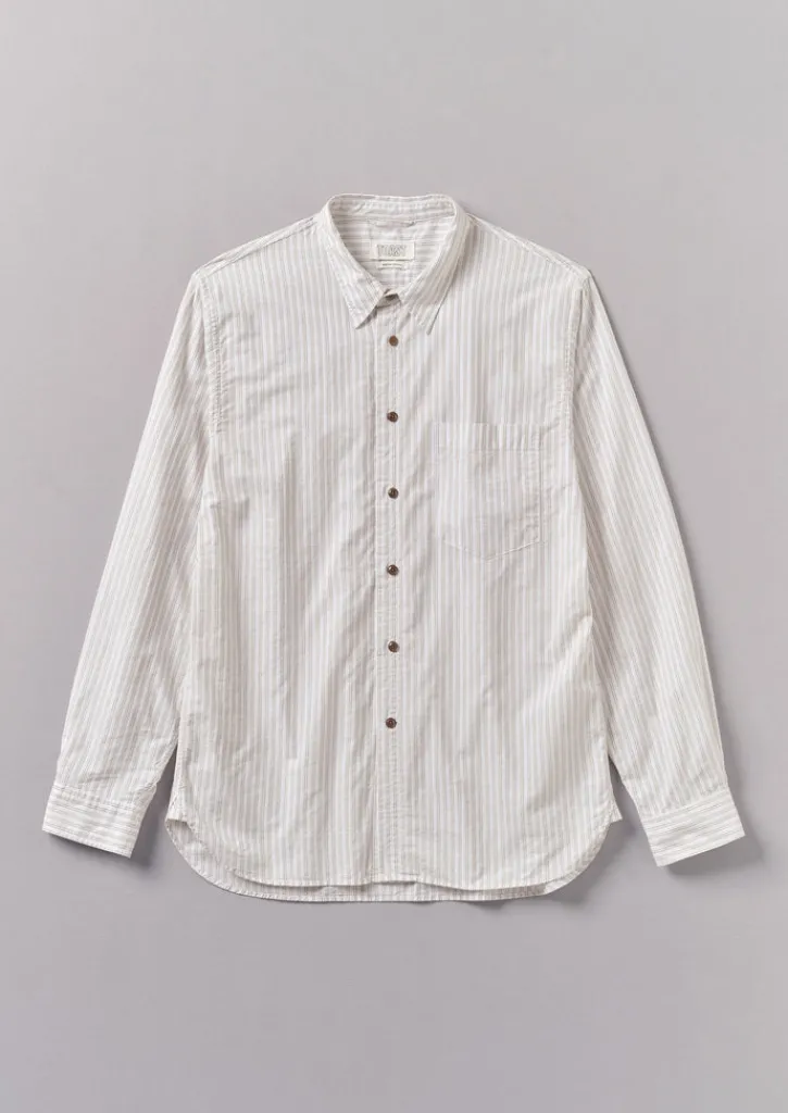 TOAST Jacquard Stripe Shirt- Workwear|Shirts