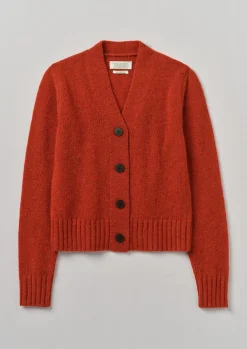TOAST Kaia V-Neck Wool Cardigan-Women Knitwear