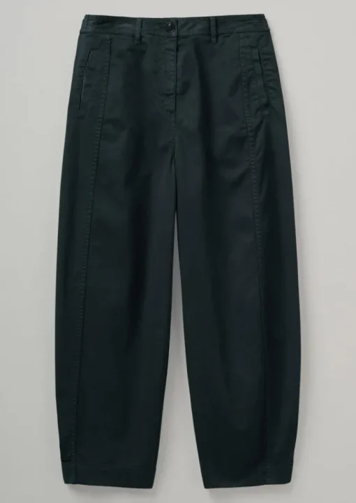 TOAST Kathe Flat Front Cotton Twill Trousers-Women Trousers