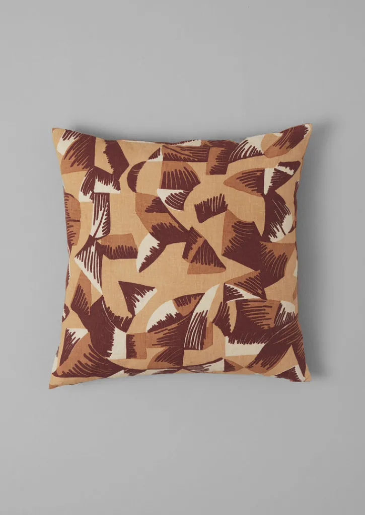 TOAST Kinetic Geo Linen Cushion Cover- Textiles|Cushions & Covers