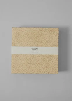 TOAST Large Dip Dyed Lokta Paper Rosette Set- Christmas Decorations