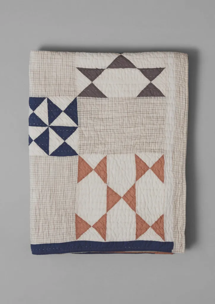 TOAST Maia Patchwork Cotton Quilt- Textiles|Blankets & Throws