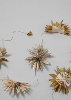 TOAST Mini Palm Lokta Paper Garland- Christmas Decorations