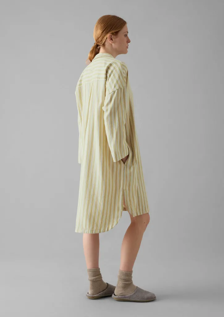 TOAST Nova Stripe Flannel Nightshirt-Women Nightwear