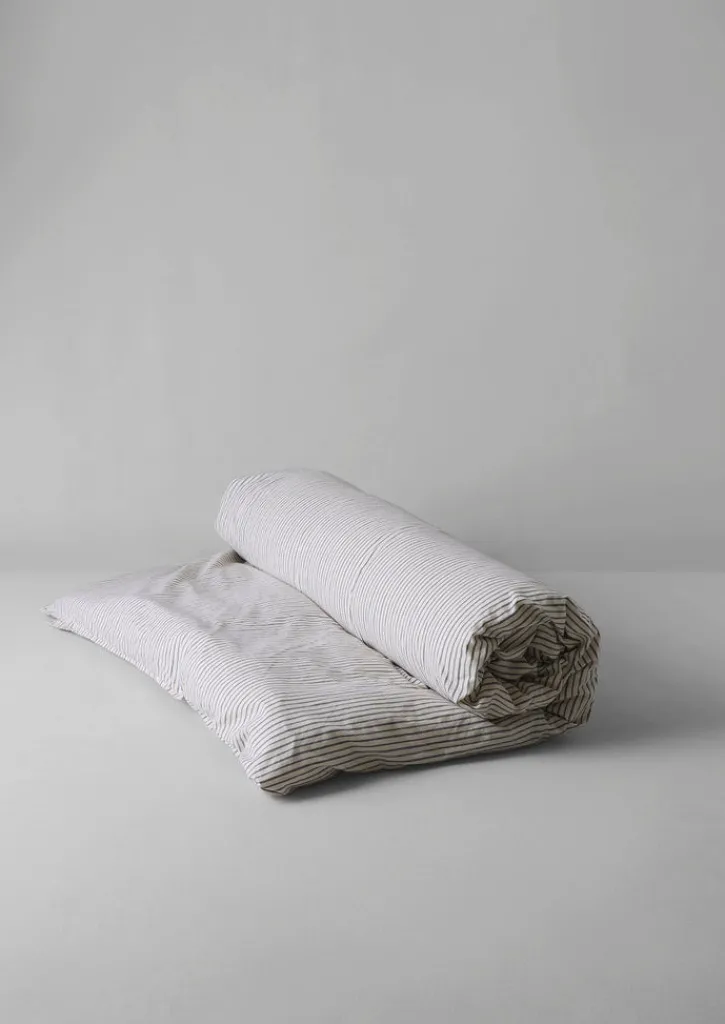 TOAST Organic Cotton Pyjama Stripe Duvet Cover- Textiles|Bed Linen