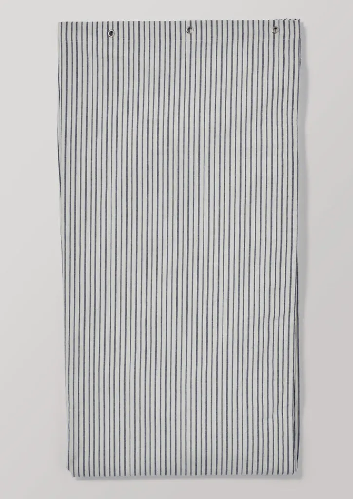 TOAST Organic Cotton Pyjama Stripe Shower Curtain- Bathroom
