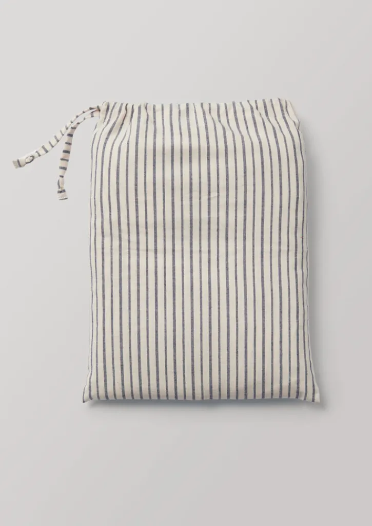 TOAST Organic Cotton Pyjama Stripe Shower Curtain- Bathroom