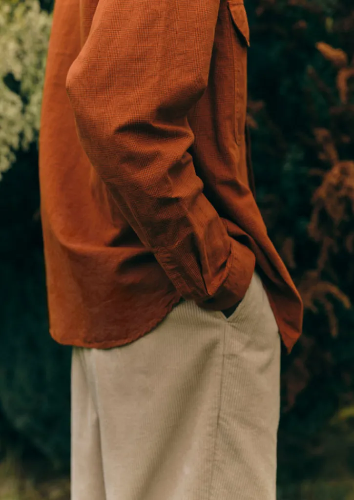 TOAST Overdyed Check Workwear Shirt- Workwear|Shirts
