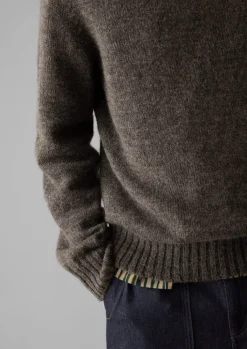 TOAST Seamless Shetland Wool Sweater- Knitwear