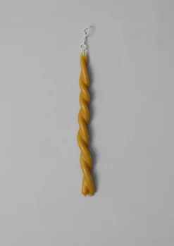 TOAST Skar Organics Beeswax Twist Dinner Candle- Candles & Holders