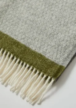 TOAST Stripe Edge Wool Blanket- Textiles|Blankets & Throws