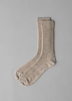 TOAST Textured Cotton Socks- Socks
