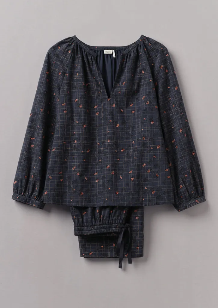 TOAST Trellis Floral Block Print Pyjamas-Women Nightwear