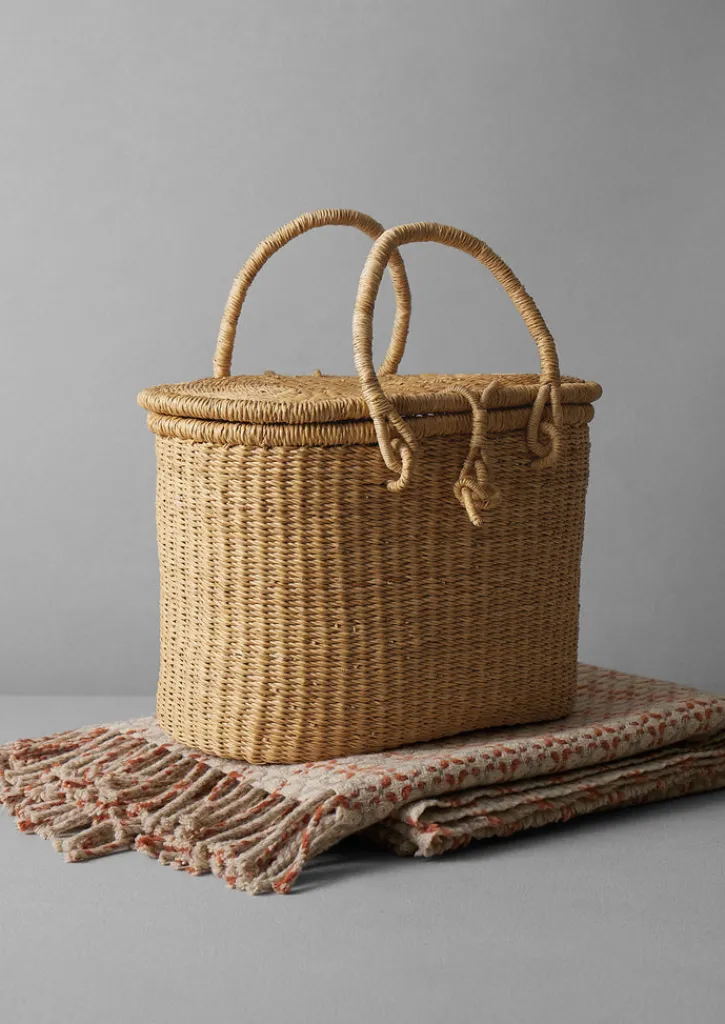 TOAST Veta Vera Grass Picnic Basket- Baskets
