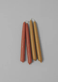 TOAST Wax Atelier Set of Four Dinner Candles- Candles & Holders