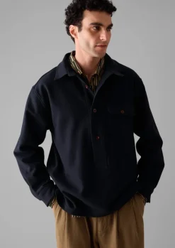 TOAST Wool Cashmere Overshirt- Shirts